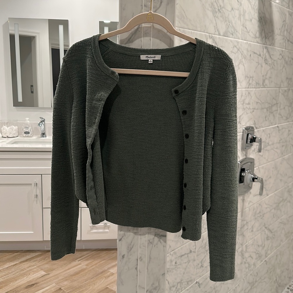 Madewell Green Sweater
